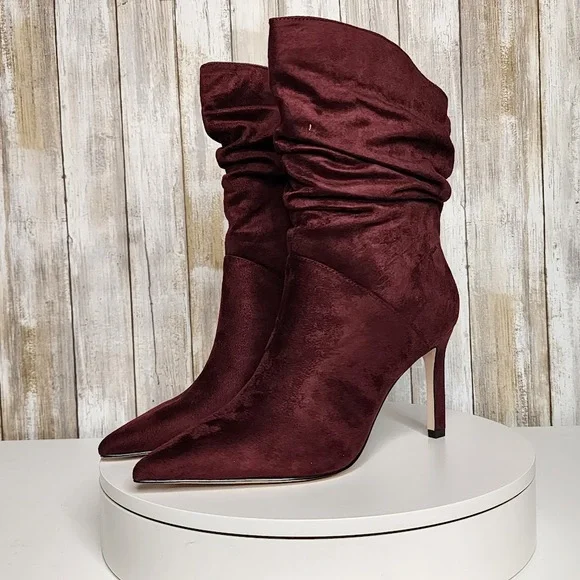 NEW - Jessica Simpson Women's Elisti Slouchy Pointed-Toe Dress Booties - Size 8M - Picture 6 of 7